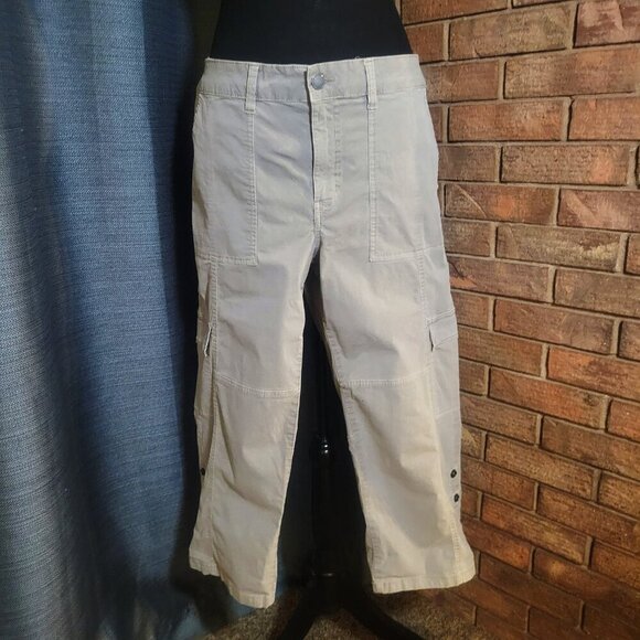 Cosmic Blue Love Women's Cargo Pants - Lt Khaki - Size 31 - Picture 10 of 16